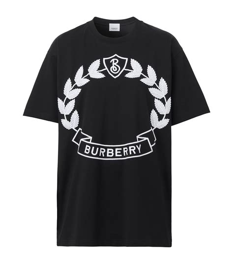 burberry women oversized logo tee|Burberry logo.